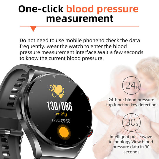 Smartwatch voor Gezondheidsmonitoring met ECG en Hartslag 8