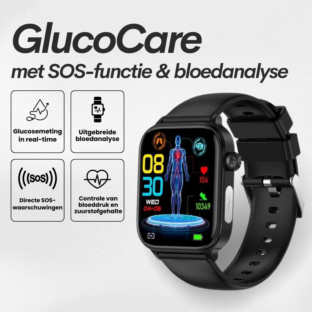 Smartwatch voor Senioren met Gezondheidsmonitoring en GPS 1
