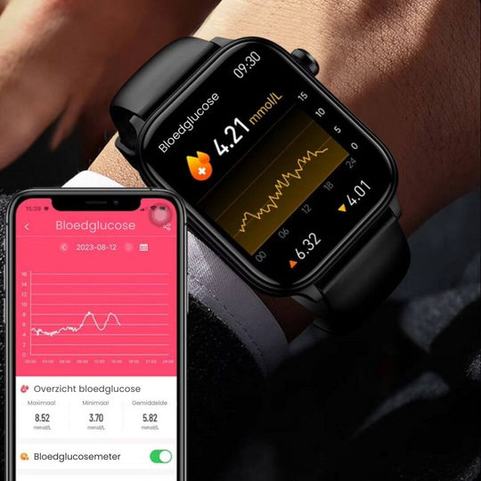 Smartwatch voor Senioren met Gezondheidsmonitoring en GPS 5