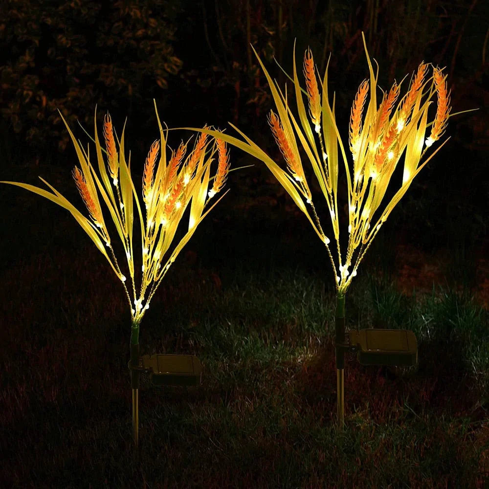 Solar Tuinverlichting Oorkaarsen Set van 2 voor Buitenverlichting 0