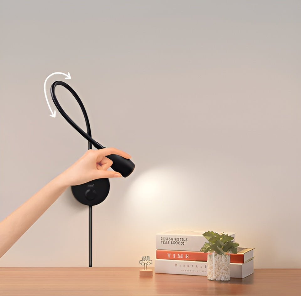 Staande Leeslamp LED Verstelbaar met USB-oplaadpoort voor Bed of Bureau 1