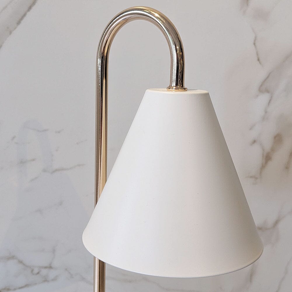 Stijlvolle Kaarsenwarmer met Houten Basis 2