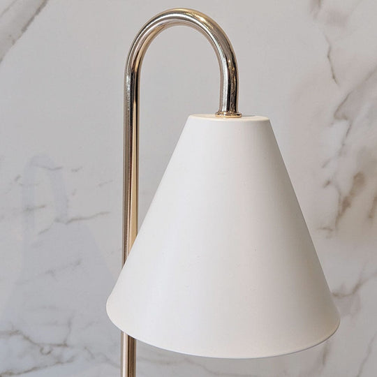 Stijlvolle Kaarsenwarmer met Houten Basis 2