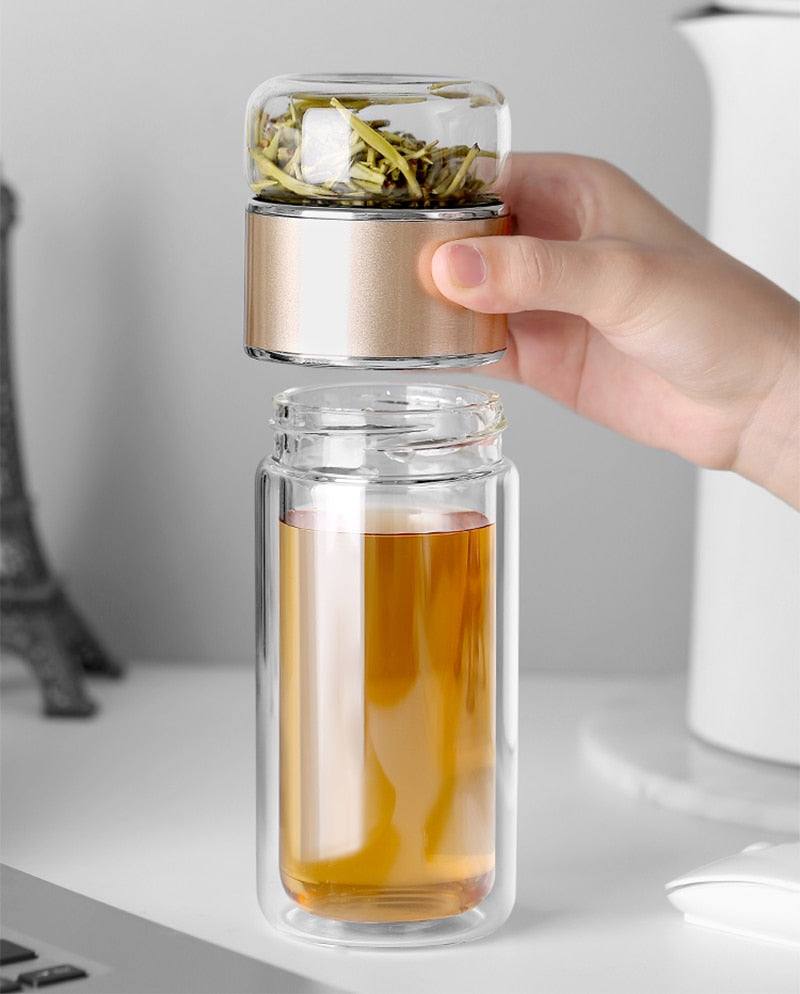 Thee Infuser Fles 2-in-1 voor Thuis en Onderweg 2