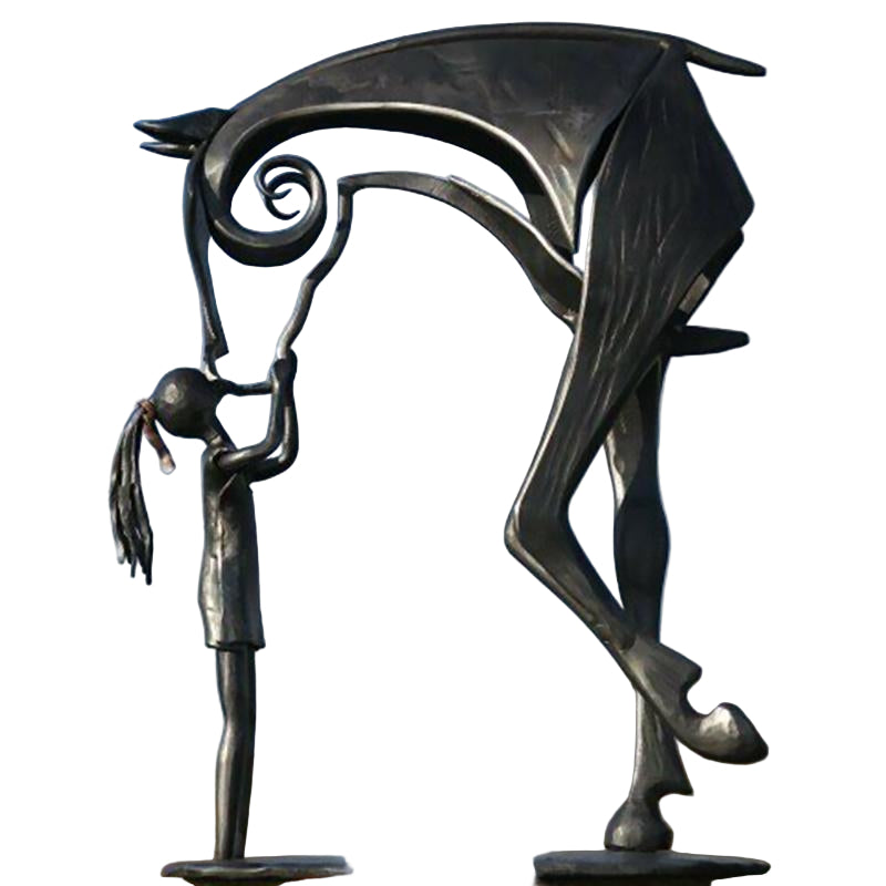 Tuin Paardbeeld Sculptuur Decoratief 0