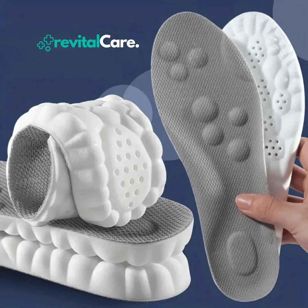 Unisex Inlegzolen 4D FlexiFit voor Comfort en Ondersteuning 2