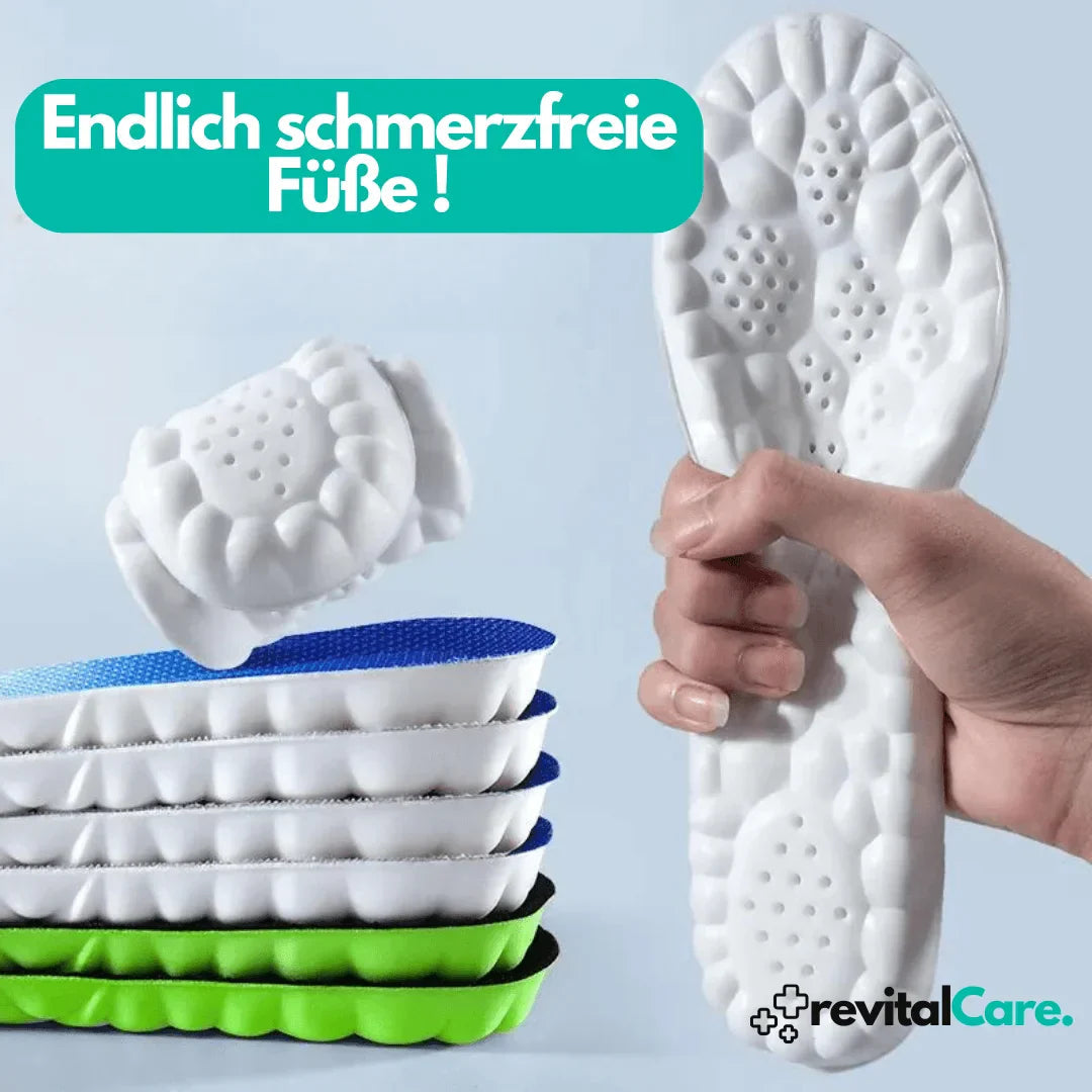 Unisex Inlegzolen 4D FlexiFit voor Comfort en Ondersteuning 3