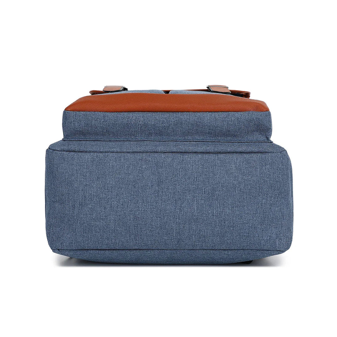 Unisex Laptop Rugzak Waterdicht Vintage Met Laptopvak 3