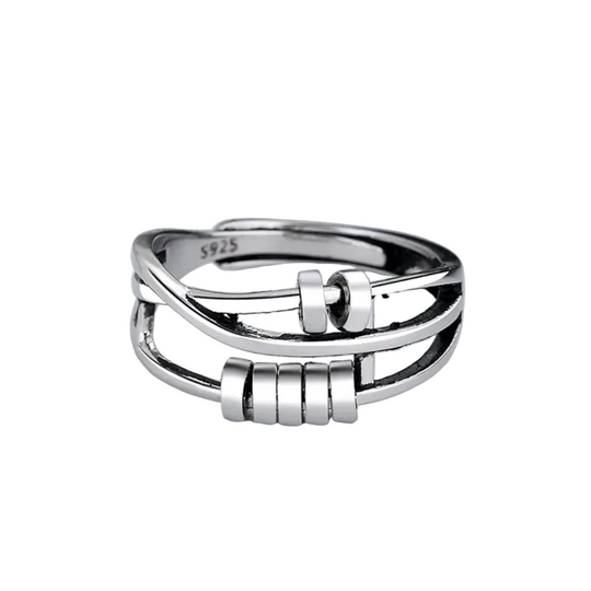 Unisex Ring Modern Design Verstelbaar 0