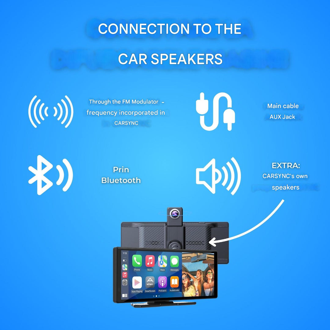 Universele Auto Display met Draadloze CarPlay en Android Auto 4