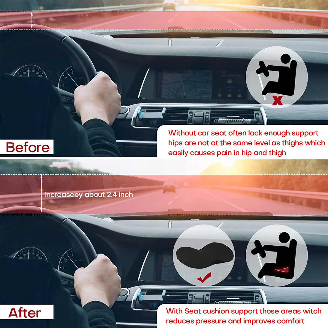 Volwassenen Auto Zitkussen met Lendensteun Ergonomisch Ontwerp 7