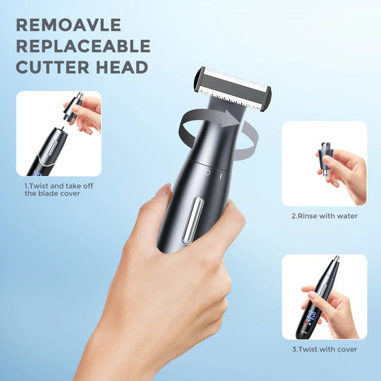Vrouwelijke Elektrische Epilator Multifunctioneel Scheerapparaat 3