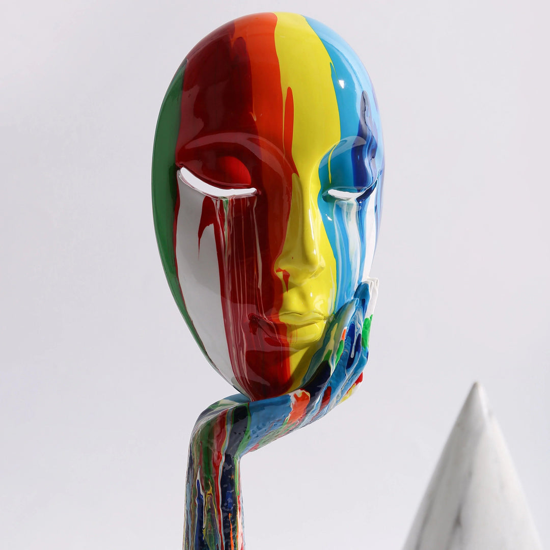 Vrouwelijke Kunstdecoratie Masker Modern 7