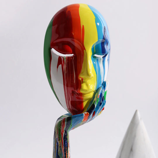 Vrouwelijke Kunstdecoratie Masker Modern 7