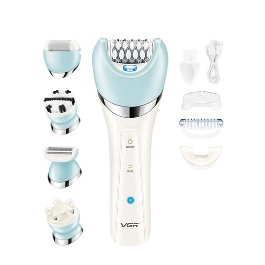 Vrouwen Epilator 5 in 1 Draadloos en Waterdicht 0