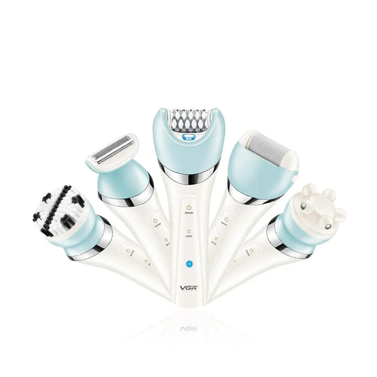 Vrouwen Epilator 5 in 1 Draadloos en Waterdicht 1