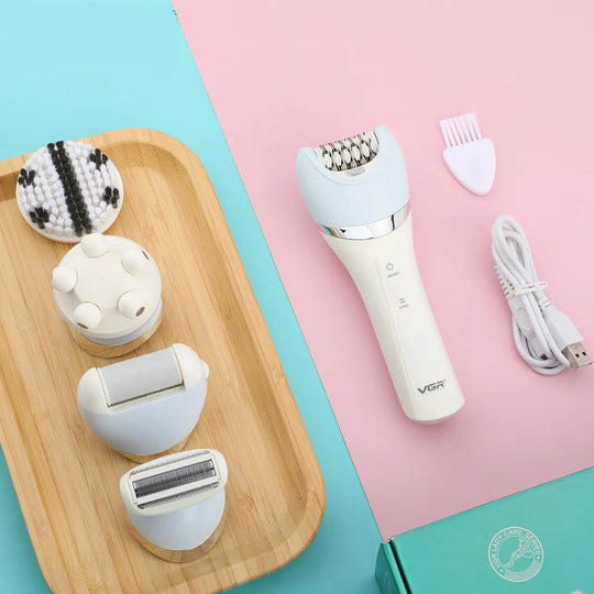 Vrouwen Epilator 5 in 1 Draadloos en Waterdicht 5
