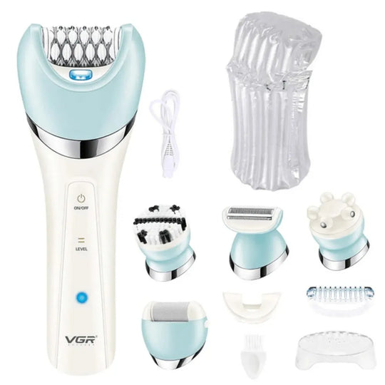 Vrouwen Epilator 5 in 1 Draadloos en Waterdicht 6