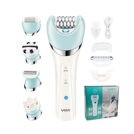 Vrouwen Epilator 5 in 1 Draadloos en Waterdicht 7