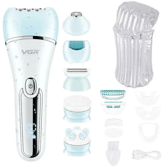 Vrouwen Epilator 6-in-1 Met Oplaadbare Batterij 9