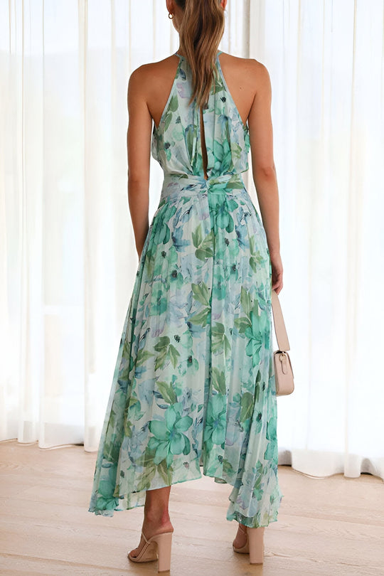 Vrouwen Floral Charm Jurk Elegante Stijl Zachte Stof 3