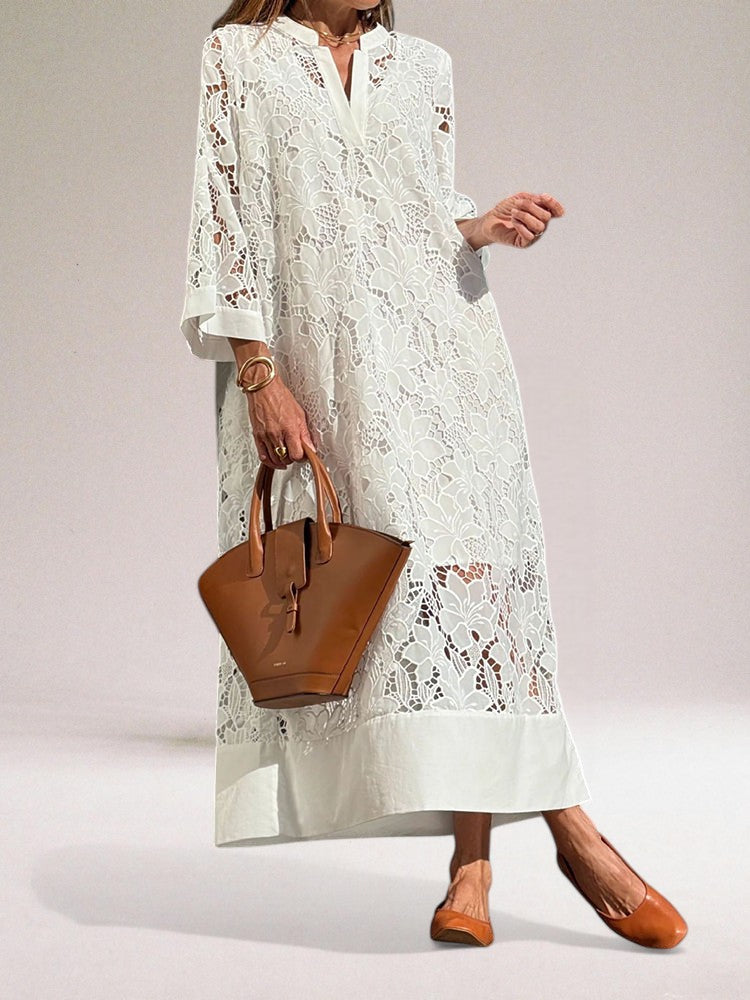 Vrouwen Kanten Jurk Tijdloze Elegantie 3