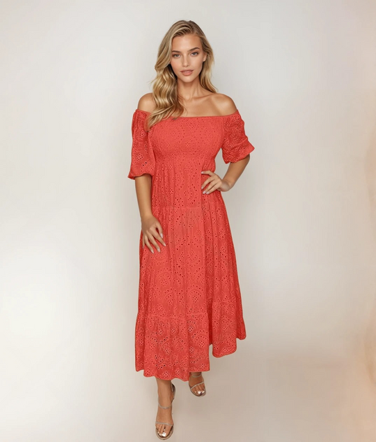 Vrouwen Lange Kanten Jurk Elegante Stijl 3