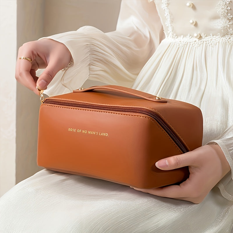 Vrouwen Make-up Organizer Met Ritssluiting Compact Design 0