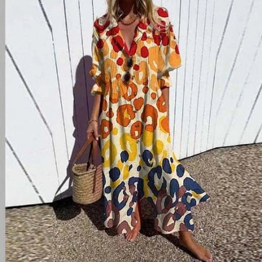 Vrouwen Maxi Jurk Bohemian Stijl 1