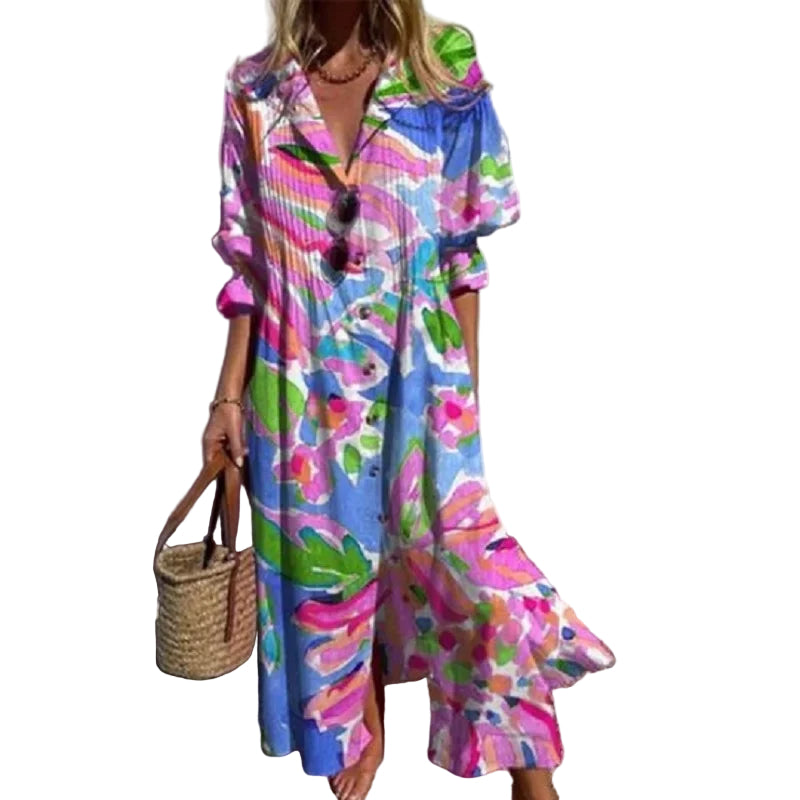 Vrouwen Maxi Jurk Bohemian Stijl 2