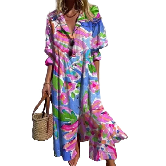 Vrouwen Maxi Jurk Bohemian Stijl 2