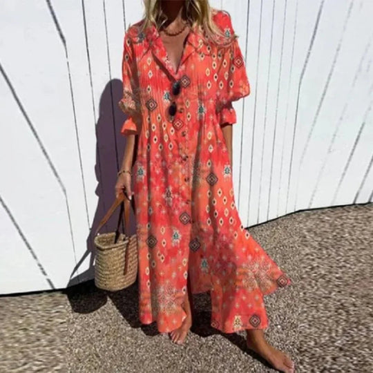 Vrouwen Maxi Jurk Bohemian Stijl 3