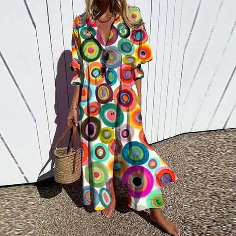 Vrouwen Maxi Jurk Bohemian Stijl 5