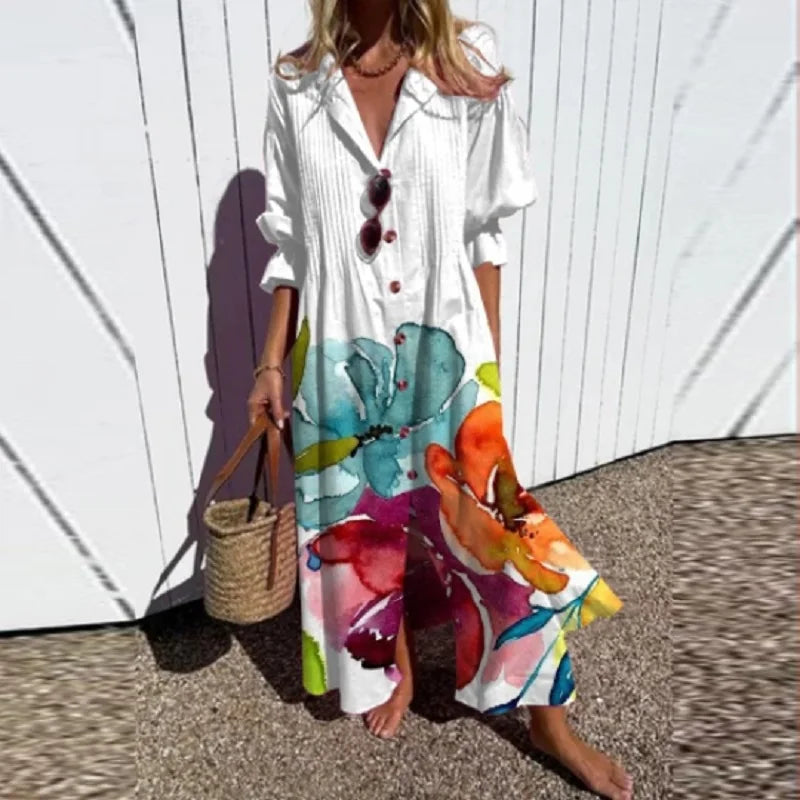 Vrouwen Maxi Jurk Bohemian Stijl 6