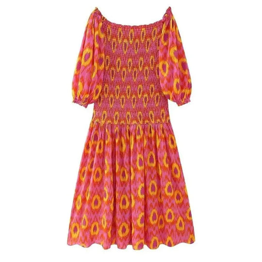 Vrouwen Maxi Jurk Vloeiende Stijl Luchtige Stof 7