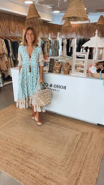 Vrouwen Maxi Jurk met V-hals voor de Lente 8