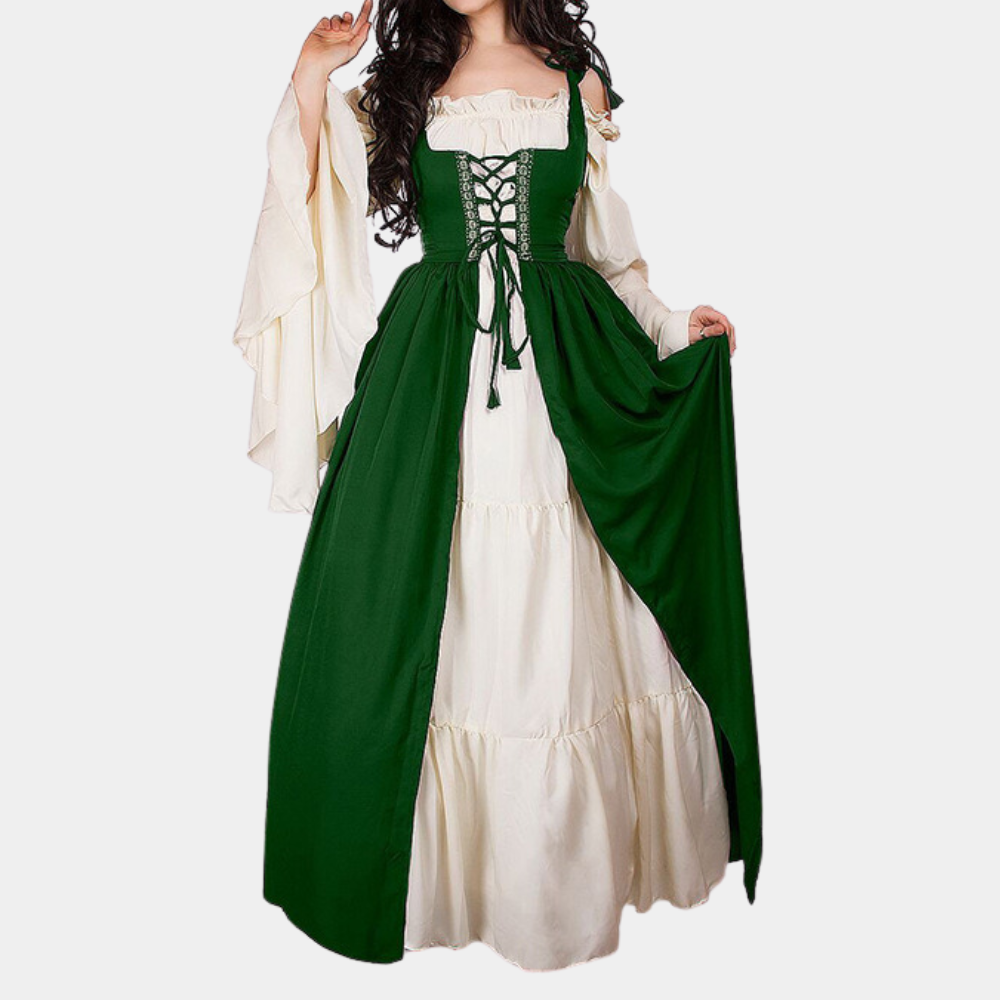 Vrouwen Middelleeuwse Jurk Klassiek Stijl 2