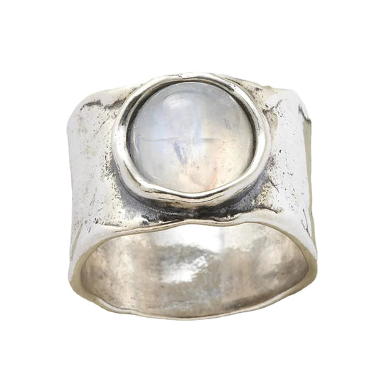 Vrouwen Ring Maansteen Zilver 1