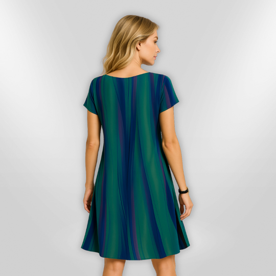 Vrouwen Robe Fluide Elegante Stijl 1