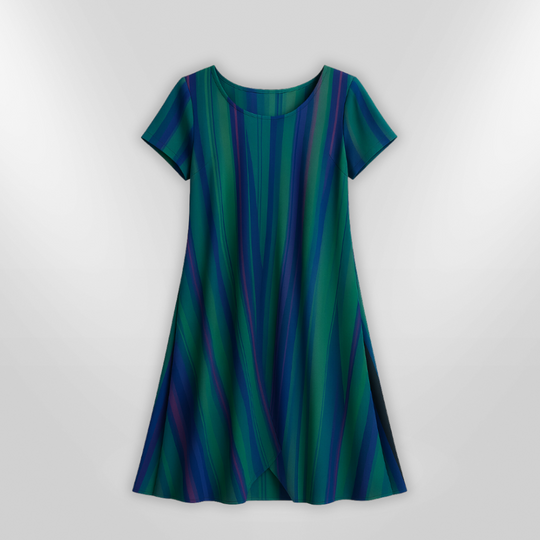 Vrouwen Robe Fluide Elegante Stijl 2