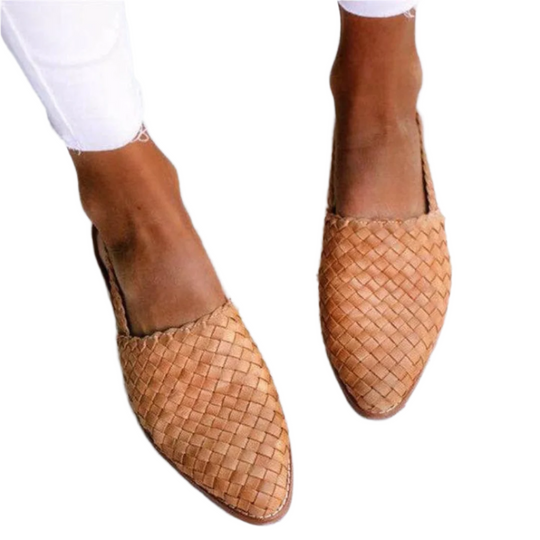 Vrouwen Sandalen Handgemaakt Woven Textiel Slip-Ons 0