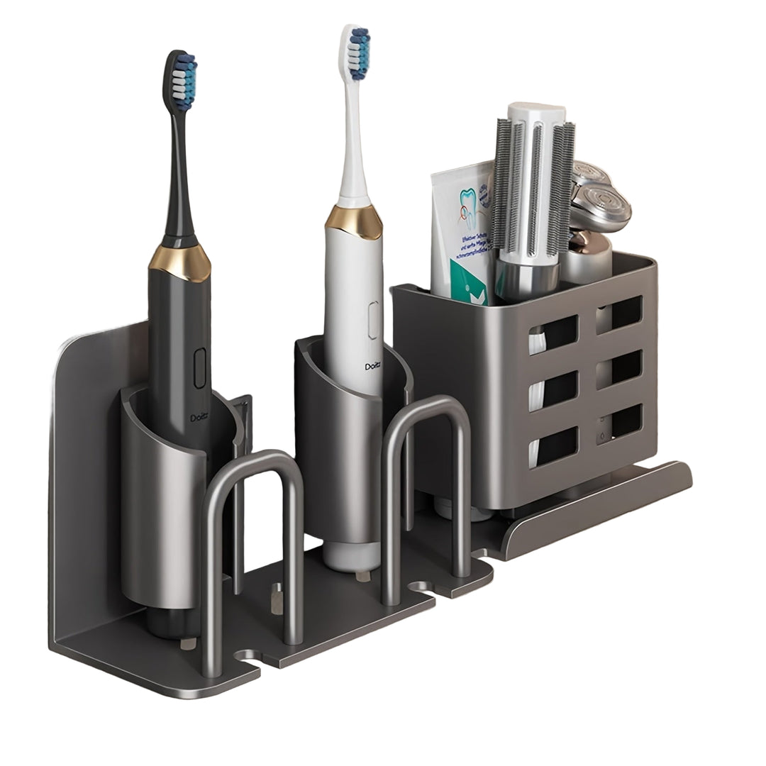 Wandgemonteerde Tandenborstelhouder voor Badkamer Organizer 0