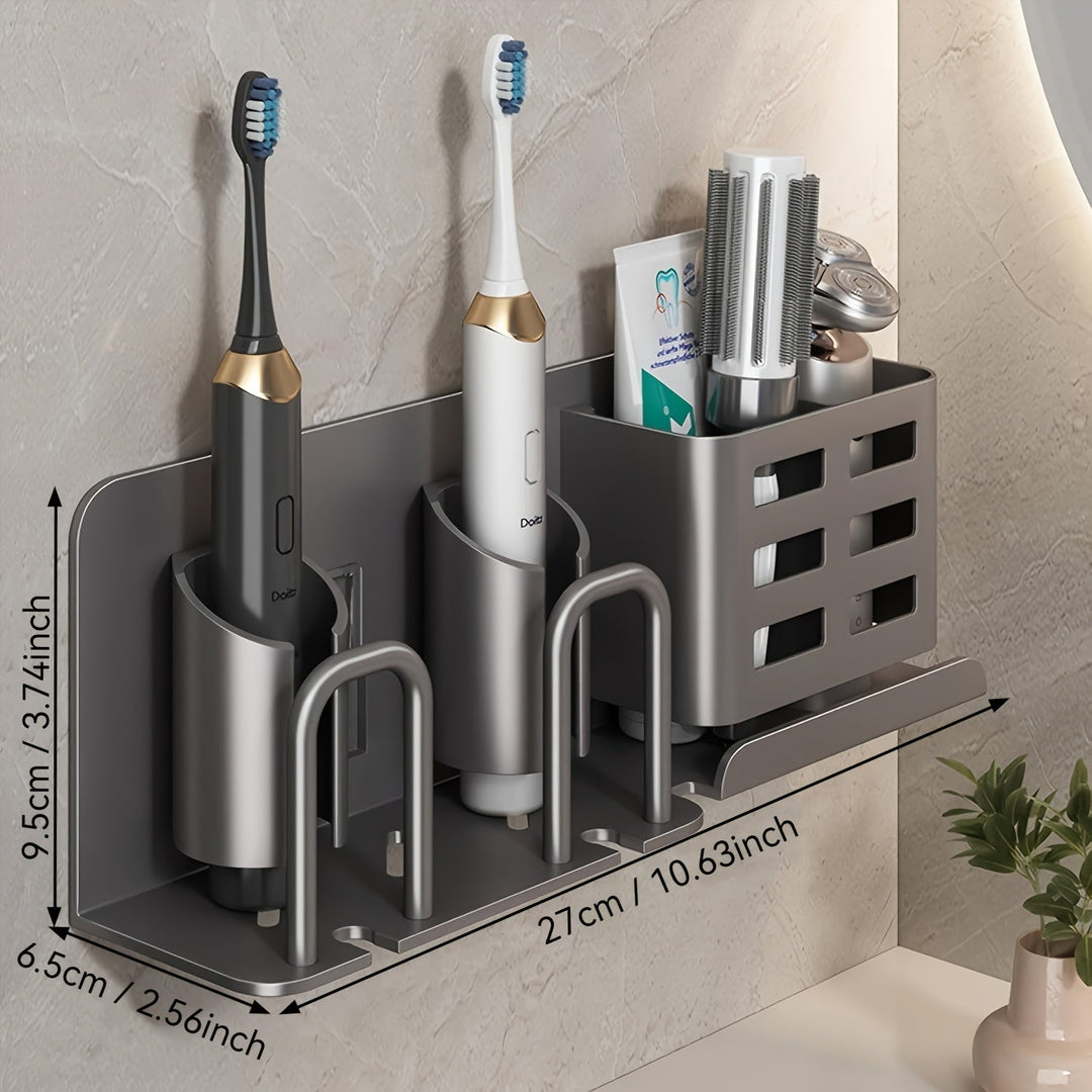 Wandgemonteerde Tandenborstelhouder voor Badkamer Organizer 4