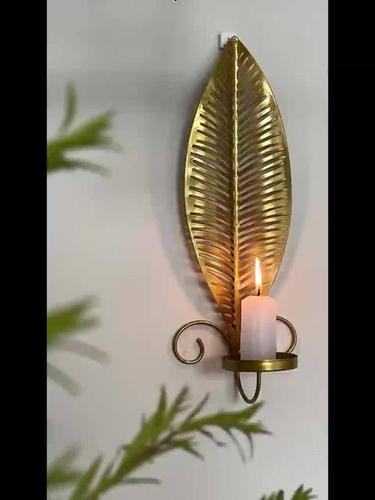 Wandkandelaar Bladmotief Scandinavisch Design voor Binnengebruik 7
