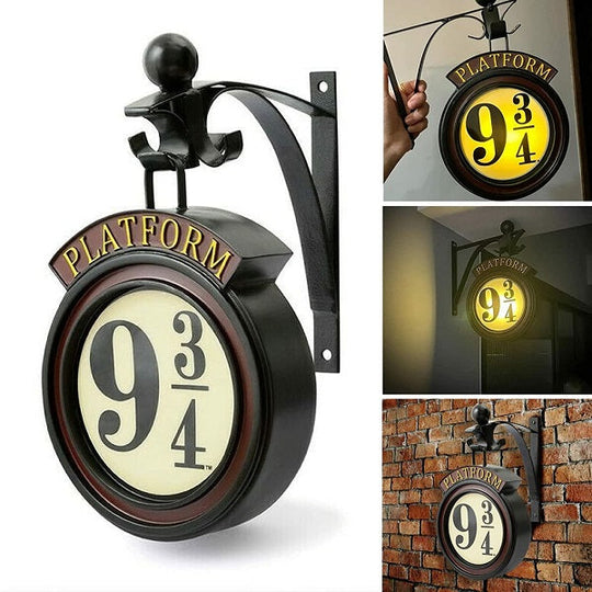 Wandlamp Metro Station 9 3/4 voor Harry Potter Fans 3