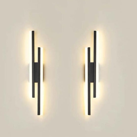 Wandlamp Zwart LED Minimalistisch Ontwerp voor Binnenverlichting 9