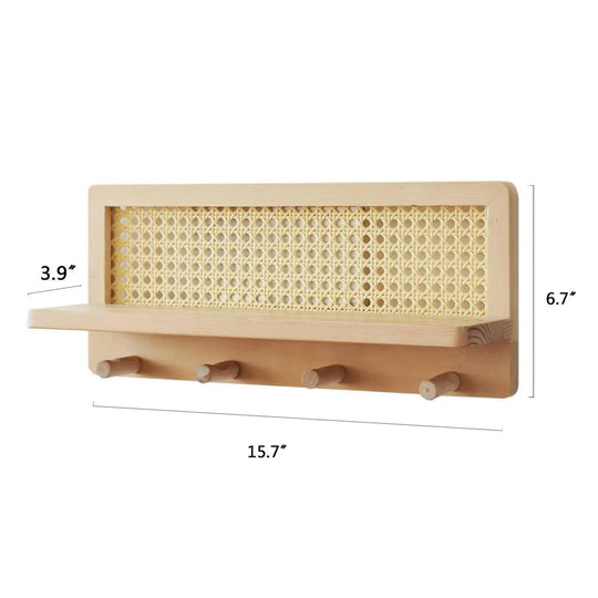 Wandplank voor Kleding en Sleutels Modern Minimalistisch Design 3