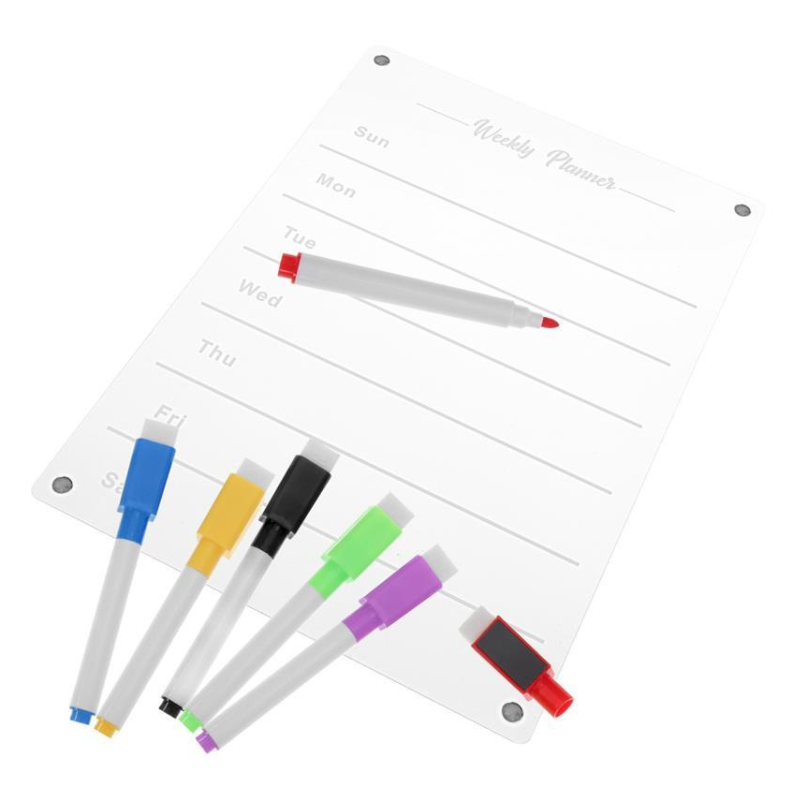 Wekelijkse Koelkast Planner Acryl voor Organisatie 1