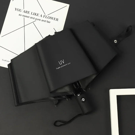 Winddichte Paraplu met UV-bescherming voor Dames 0