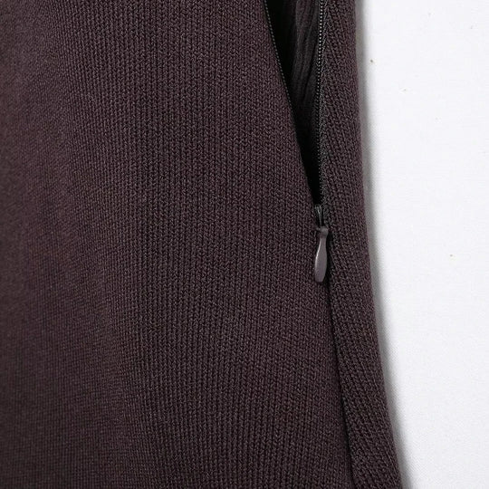 Dames Midirok met geplooide zijrits